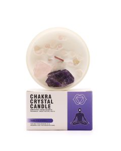 Third Eye Chakra Crystal Candle — Sweet Crystal Truth — view 1