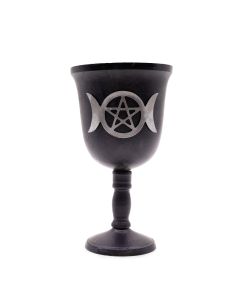 Iron Triple Moon Ritual Goblet — 20 × 11cm — view 1