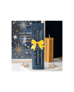 Set of 3 Starry Night Taper Candles — view 1