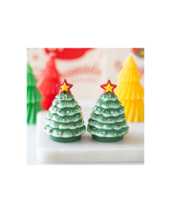 Nostalgic Christmas Trees Salt & Pepper Shakers — view 1