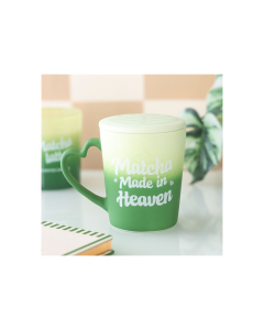 Matcha Made in Heaven Mug with Coaster Lid — view 1