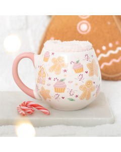 Sugarplum Bakery Print Mug and Socks Set — view 1