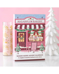 12-Day Sugarplum Bakery Scene Advent Calendar — view 1