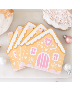 Gingerbread House Coaster Set — view 1