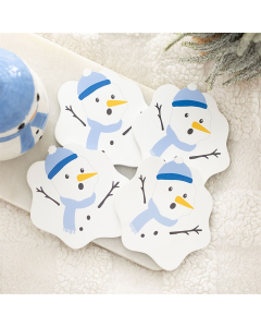 Melting Snowman Coaster Set — view 1