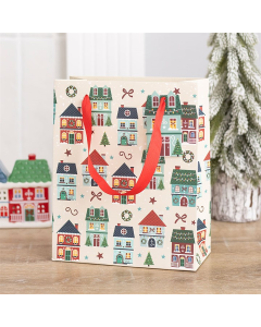 Christmas Street Print Gift Bag — view 1