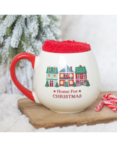 Home for Christmas Mug and Socks Set — view 1