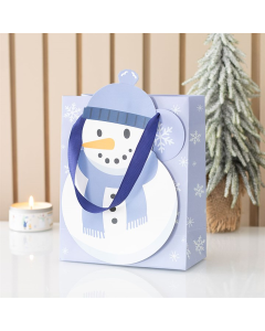 Snowman Shaped Gift Bag — view 1