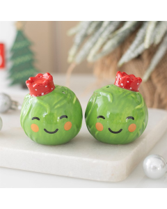Brussels Sprout Salt and Pepper Shakers — view 1