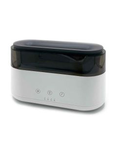 Flame Effect Aroma Diffuser with LED Clock — USB-C — product view